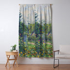 Camille Pissarro Garden and Chicken Coop at Octave Mirbeau's, Les Damps still life portrait painting Window Curtain Gallery Image 5