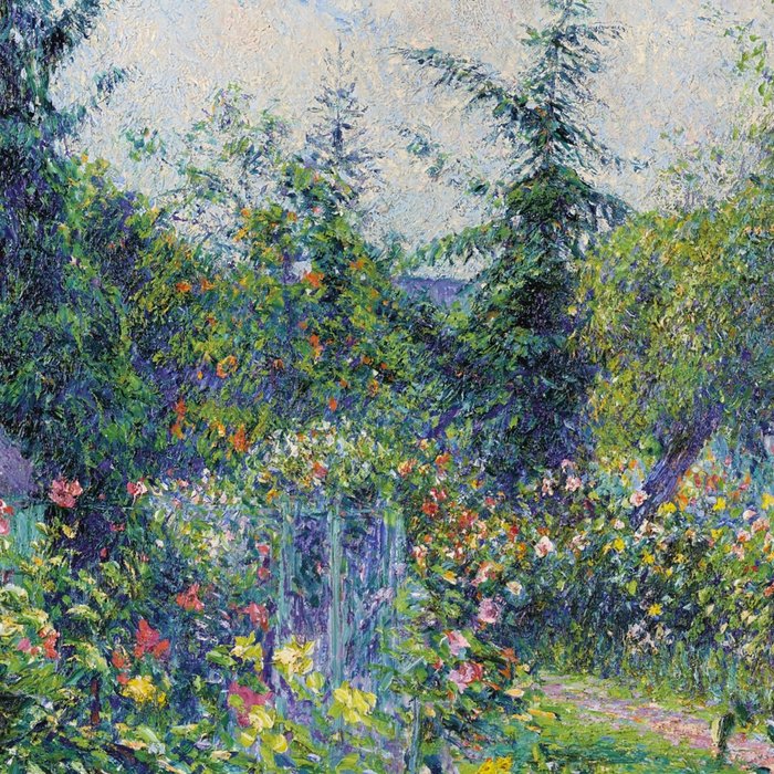 Camille Pissarro Garden and Chicken Coop at Octave Mirbeau's, Les Damps still life portrait painting Coffee Mug Gallery Image 2