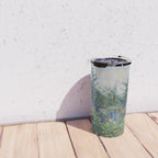 Camille Pissarro Garden and Chicken Coop at Octave Mirbeau's, Les Damps still life portrait painting Travel Mug Gallery Image 4