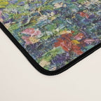 Camille Pissarro Garden and Chicken Coop at Octave Mirbeau's, Les Damps still life portrait painting Desk Mat Gallery Image 4