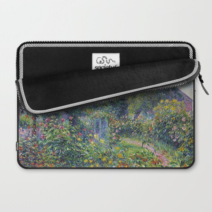 Camille Pissarro Garden and Chicken Coop at Octave Mirbeau's, Les Damps still life portrait painting Laptop Sleeve Gallery Image 2