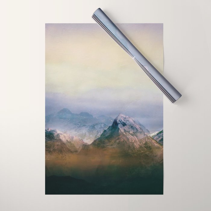 Mountain Peaks II Wrapping Paper Gallery Image 1