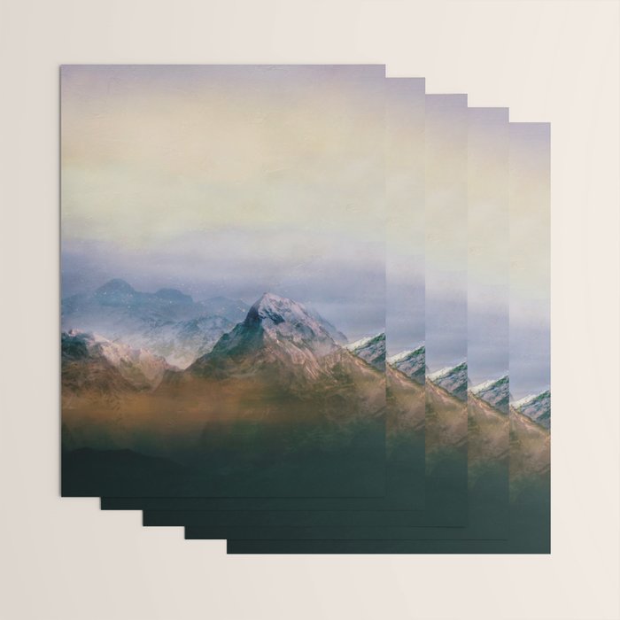 Mountain Peaks II Wrapping Paper Gallery Image 3