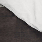 Black and White Minimalist Shapes Mid century Ink painting Comforter Gallery Image 4