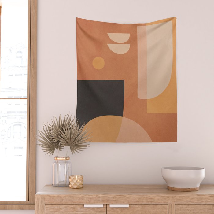 Abstract Art / Shapes Wall Tapestry Gallery Image 2