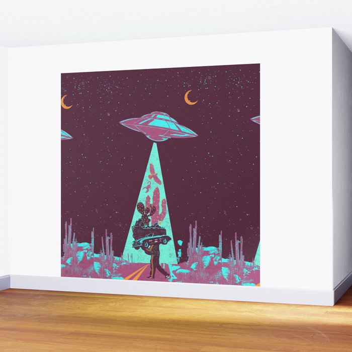 DESERT UFO Wall Mural Gallery Image 2