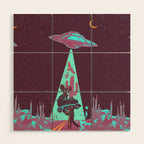 DESERT UFO Wood Wall Art Gallery Image 1