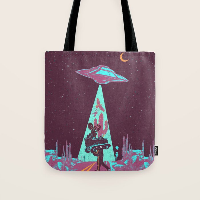 DESERT UFO Tote Bag Gallery Image 1