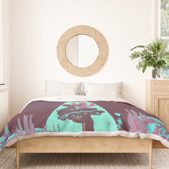 DESERT UFO Duvet Cover Gallery Image 3