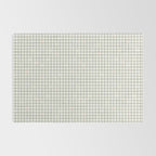 Minimalist Black and Off-White Grid with Color Accents Rug Gallery Image 2