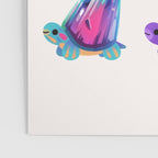 Jewel turtle - pastel Poster Gallery Image 3