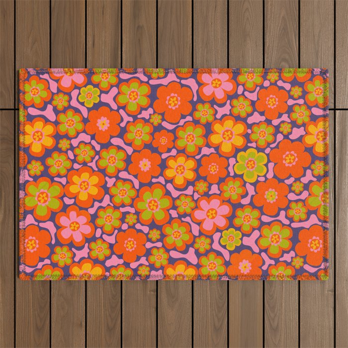 Secret garden IV Outdoor Rug Gallery Image 1
