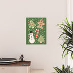 Sweet Christmas Cookies on Green Poster Gallery Image 2
