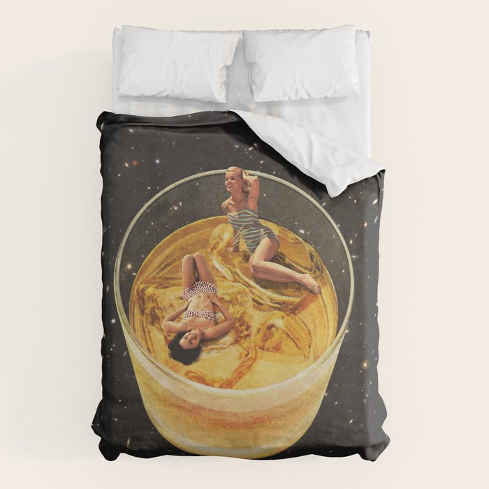 Whisky besties II - Whiskey on the rocks Duvet Cover Gallery Image 6