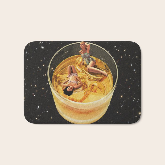 Whisky besties II - Whiskey on the rocks Bath Mat Gallery Image 1