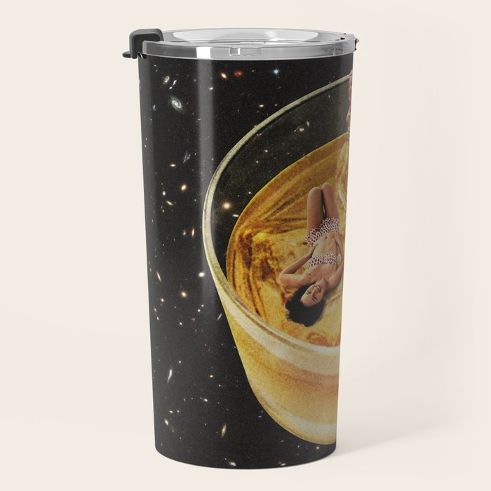 Whisky besties II - Whiskey on the rocks Travel Mug Gallery Image 3