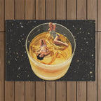 Whisky besties II - Whiskey on the rocks Outdoor Rug Gallery Image 1