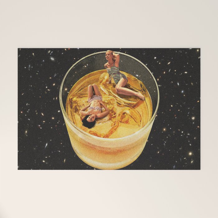 Whisky besties II - Whiskey on the rocks Welcome Mat Gallery Image 1