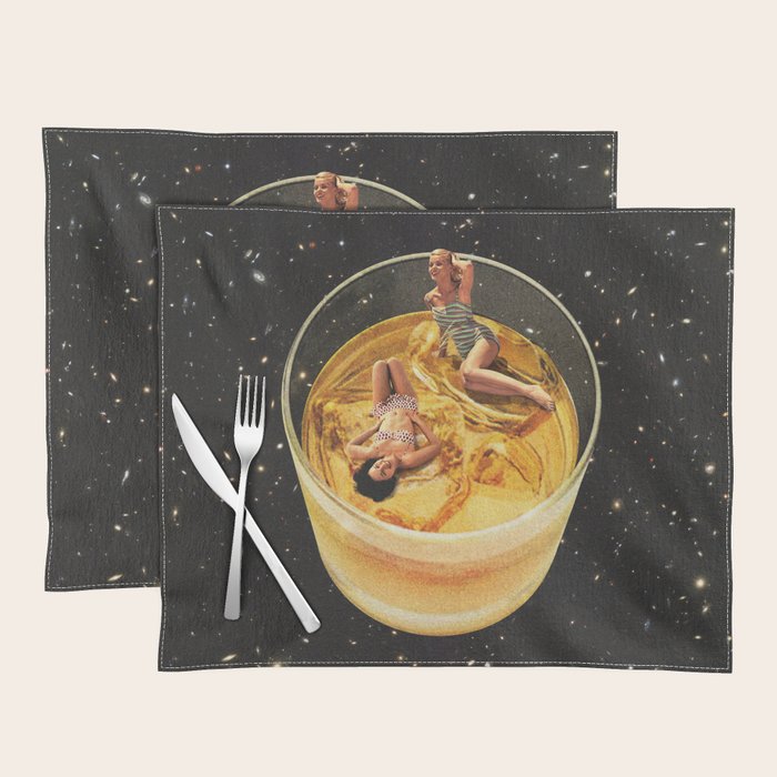 Whisky besties II - Whiskey on the rocks Placemat Gallery Image 1