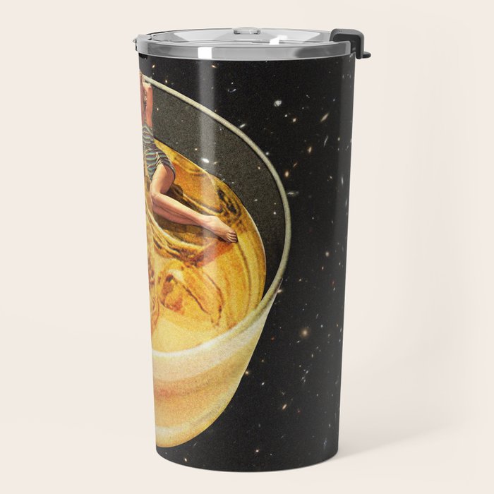 Whisky besties II - Whiskey on the rocks Travel Mug Gallery Image 2