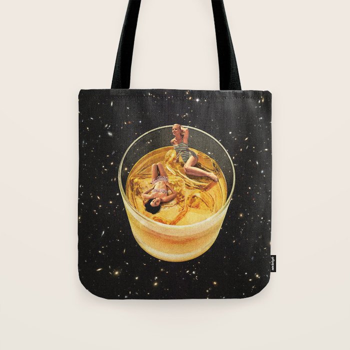 Whisky besties II - Whiskey on the rocks Tote Bag Gallery Image 1