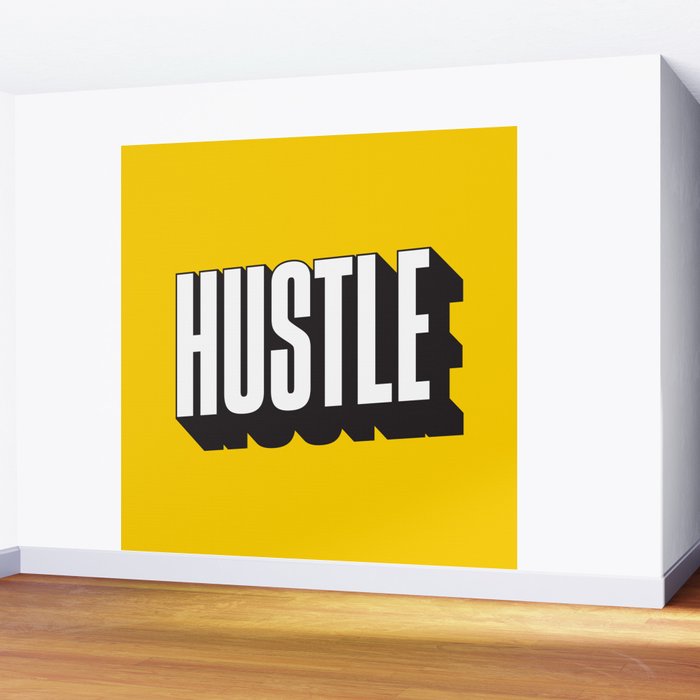Hustle Pop Art Wall Mural Gallery Image 2