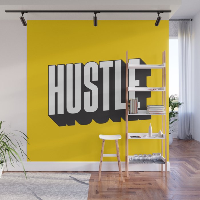 Hustle Pop Art Wall Mural Gallery Image 1