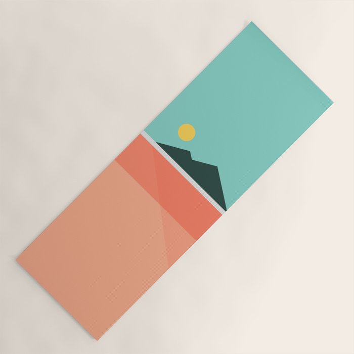 Geometric Landscape 16 Yoga Mat Gallery Image 1