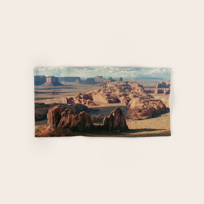 Monument Valley Overview Bath Towel Gallery Image 1