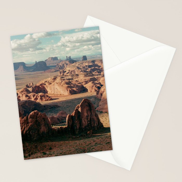 Monument Valley Overview Stationery Card Gallery Image 2