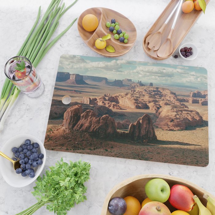 Monument Valley Overview Cutting Board Gallery Image 2