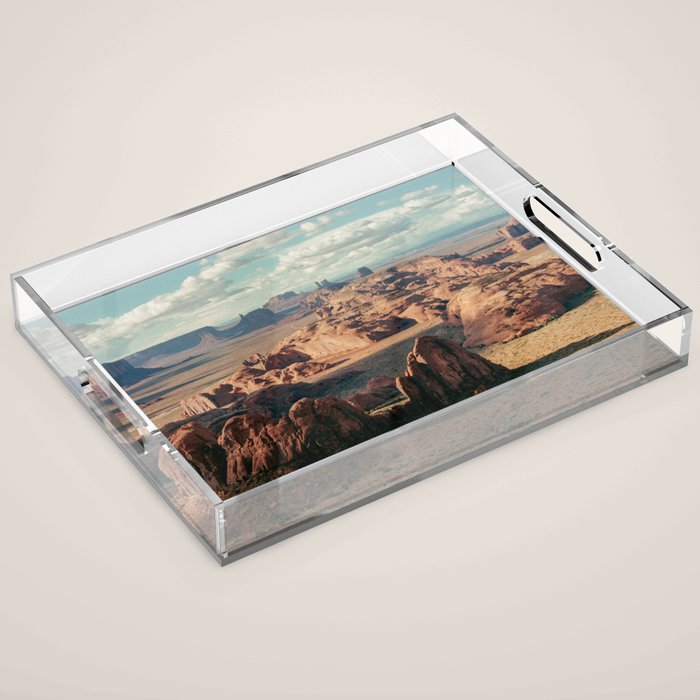 Monument Valley Overview Acrylic Tray Gallery Image 1