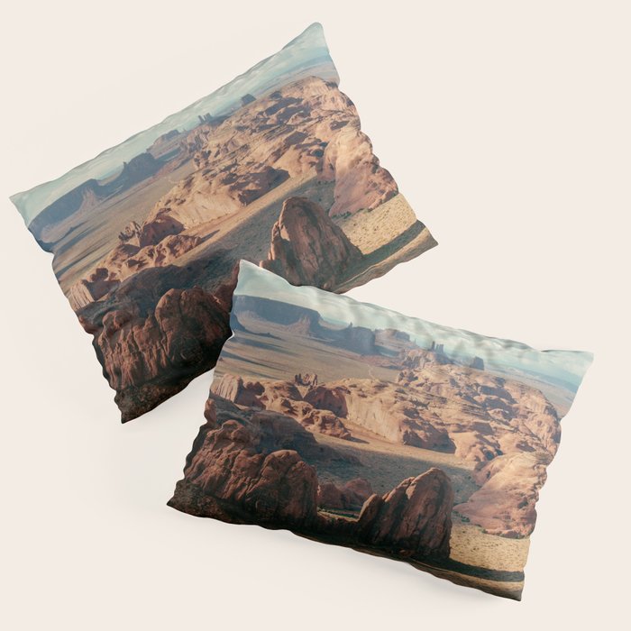 Monument Valley Overview Pillow Sham Gallery Image 1