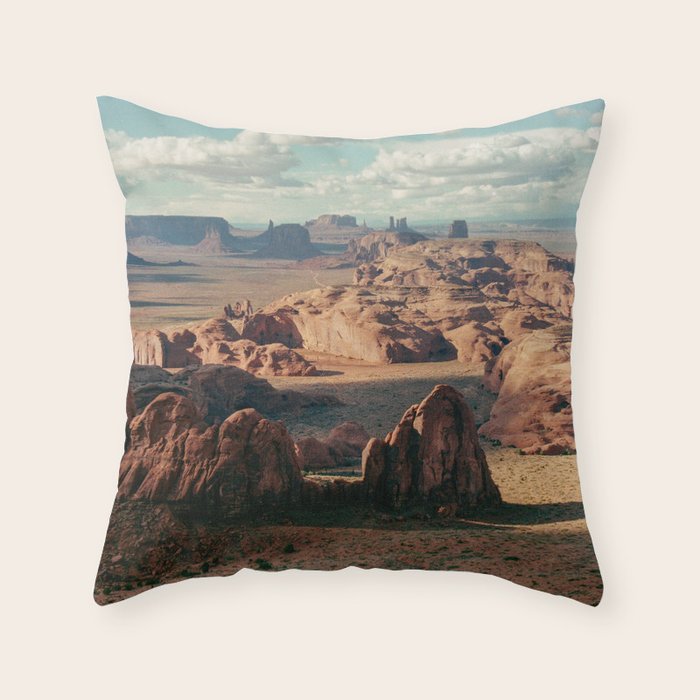 Monument Valley Overview Throw Pillow Gallery Image 6