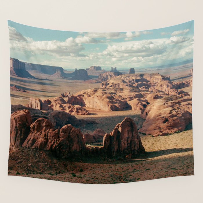 Monument Valley Overview Wall Tapestry Gallery Image 1
