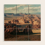 Monument Valley Overview Wood Wall Art Gallery Image 1