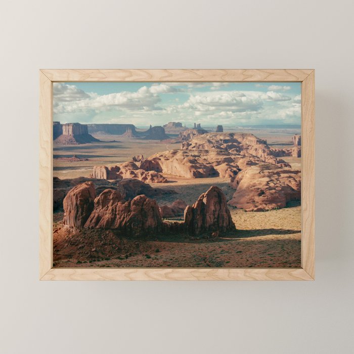 Monument Valley Overview Mini Art Print Gallery Image 1