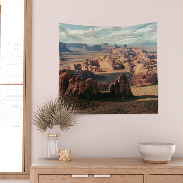 Monument Valley Overview Wall Tapestry Gallery Image 2