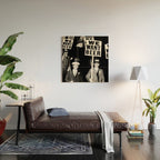 We Want Beer, Black and White, Vintage Prohibition Art Wood Wall Art Gallery Image 2