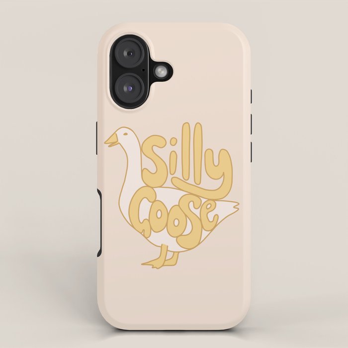 Simply A Silly Goose Iphone Case