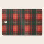 Classic Red Tartan Pattern Cutting Board Gallery Image 1