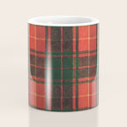 Classic Red Tartan Pattern Coffee Mug Gallery Image 4