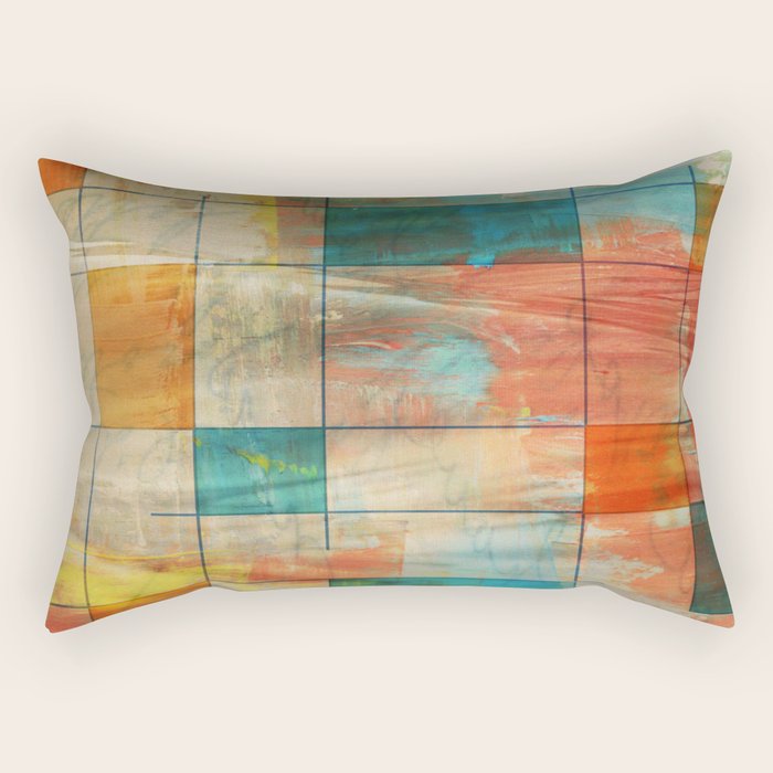 Mid-Century Modern Art 5.0 - Graffiti Rectangular Pillow Gallery Image 2
