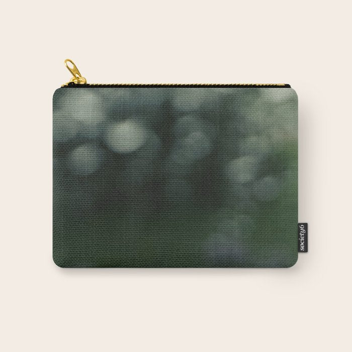 raindrop abstract photograph no. 2 - nature art photography Carry All Pouch Gallery Image 1