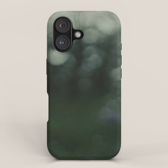 raindrop abstract photograph no. 2 - nature art photography iPhone Case Gallery Image 1