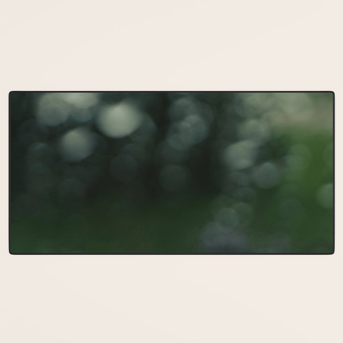 raindrop abstract photograph no. 2 - nature art photography Desk Mat Gallery Image 3