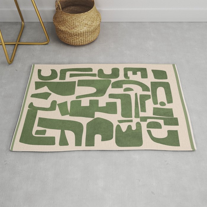 Organic Contemporary Modern Shapes 03 Rug Gallery Image 1