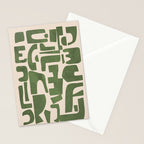 Organic Contemporary Modern Shapes 03 Stationery Card Gallery Image 2