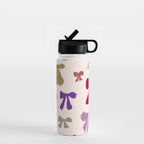 Bow Pattern in Multicolor Water Bottle Gallery Image 1