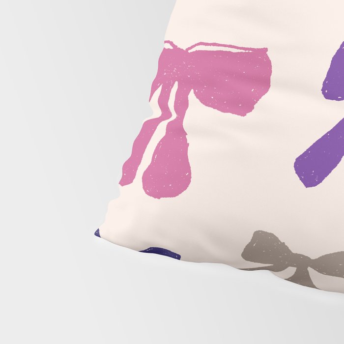 Bow Pattern in Multicolor Pillow Sham Gallery Image 4